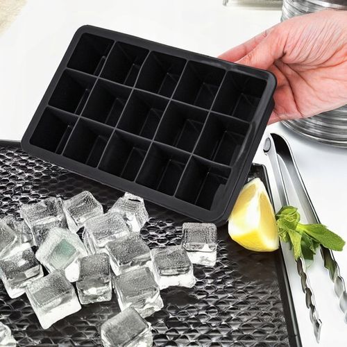 6x Foremki do lodu silikonowe forma do 15 kostek lodu z pokrywką na Arena.pl