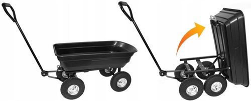 TACZKA WÓZEK OGRODOWY TRANSPORTOWY WYWROTKA na Arena.pl