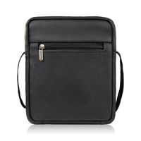 saszetka męska skórzana na ramię klasyczna czarna miejska abruzzo abr-48