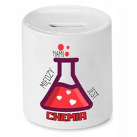 Skarbonka Dla Chłopaka Między Nami Jest Chemia Z Nadrukiem Ze Zdjęciem