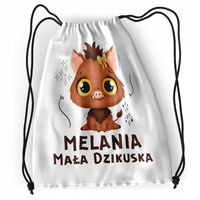Plecak Sportowy Szkolny Dla Melanii Córki Dziecka Z Nadrukiem Ze Zdjęciem