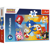 Puzzle Sonic 60 el. Sonic w akcji 17387