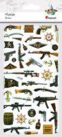 naklejki wypukłe broń militaria titanum