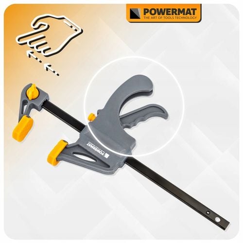 ŚCISK STOLARSKI ZACISK DŹWIGNIOWY 100x35 MM SZYBKOZACISKOWY AUTOMATYCZNY na Arena.pl