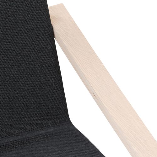 Fotel relaksacyjny czarny materiał na Arena.pl