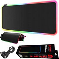 Podkładka pod Myszkę Klawiaturę Gamingowa RGB 30x80cm Duża Podświetlana XXL