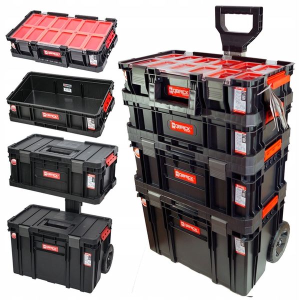 SKRZYNKA NARZĘDZIOWA NA KÓŁKACH QBRICK TWO BIG SET zdjęcie 1