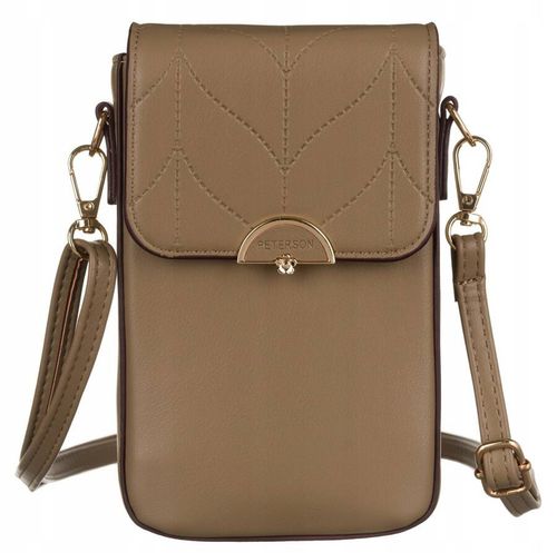 mini torebka-portfel ze skóry ekologicznej - peterson na Arena.pl