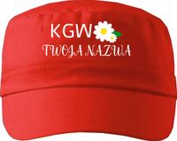 CZAPKA LETNIA LATINO Z DASZKIEM HAFT KGW koło gospodyń wiejskich twój napis