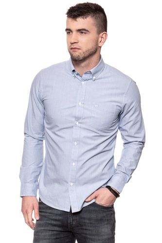 WRANGLER LS 1PKT BUTTON DOWN CHAMBRAY BLUE W58833NUV M na Arena.pl