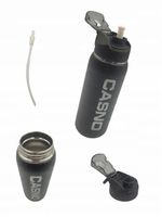 Butelka termiczna 750 ml termos bidon sportowy CZARNA