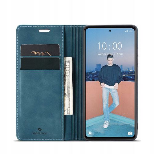 Spacecase Wallet Poco X5 Pro/Note 12 Pro Blue na Arena.pl