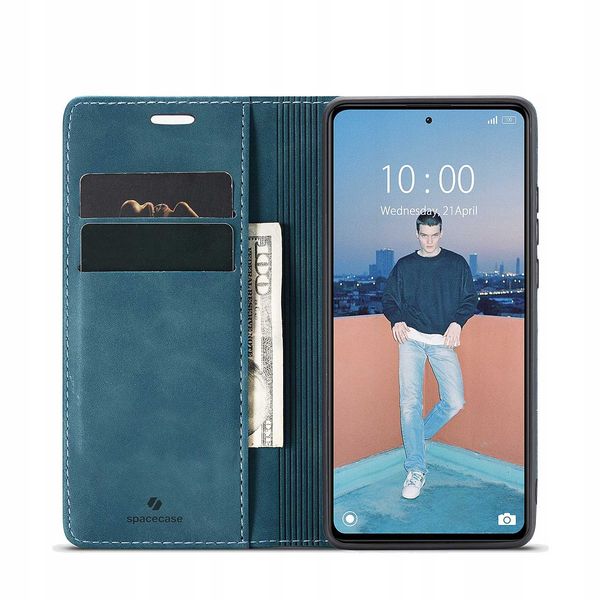 Spacecase Wallet Poco X5 Pro/Note 12 Pro Blue zdjęcie 13
