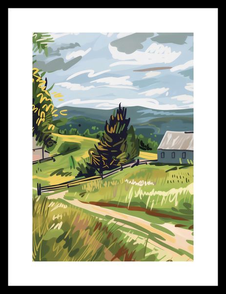 Plakat 42x59,4cm Bujna Wieś zdjęcie 3