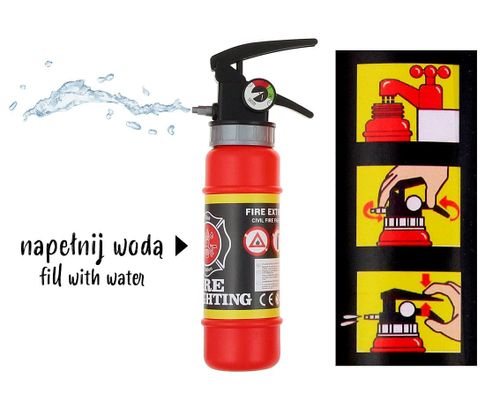 Zestaw strój Strażaka akcesoria - 7 elementów na Arena.pl