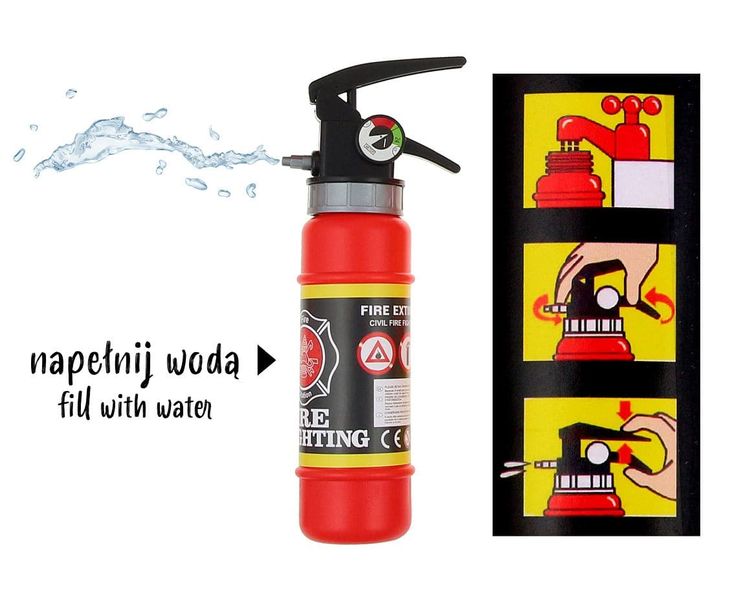 Zestaw strój Strażaka akcesoria - 7 elementów zdjęcie 2