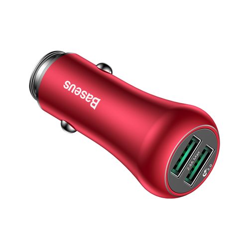 Ładowarka Samochodowa Baseus Quick Charge 3.0 czerwona na Arena.pl