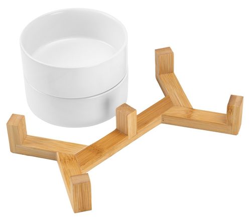 Ceramiczne miski dla psa 400ml 2x JAX białe na Arena.pl