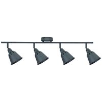 Plafon LAMPA sufitowa FIONA 4 311986 Polux metalowa OPRAWA regulowane retro reflektorki czarne