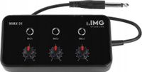 MIKSER MIKROFONOWY 6,3mm 3 KANAŁY PASYWNY MONACOR IMG STAGELINE MMX-31