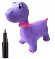 Skoczek Gumowy Do Skakania Skoczek Dla Dzieci Dinozaur 60cm + Pompka