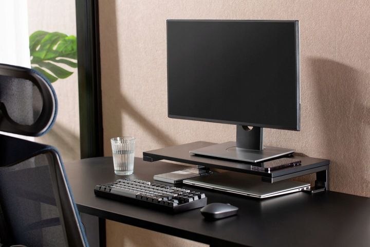 MOZOS PODSTAWA POD MONITOR LAPTOP PÓŁKA UCHWYT DO KOMPUTERA DRUKARKI STOLIK zdjęcie 4