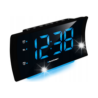 ZEGAR RADIO BUDZIK BLAUPUNKT TERMOMETR FM LED USB PODWÓJNY ALARM DRZEMKA
