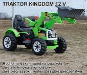 MOCNY TRAKTOR Z ŁYŻKĄ KINGDOM 12V  DWIE PRĘDKOŚCI/JS328A