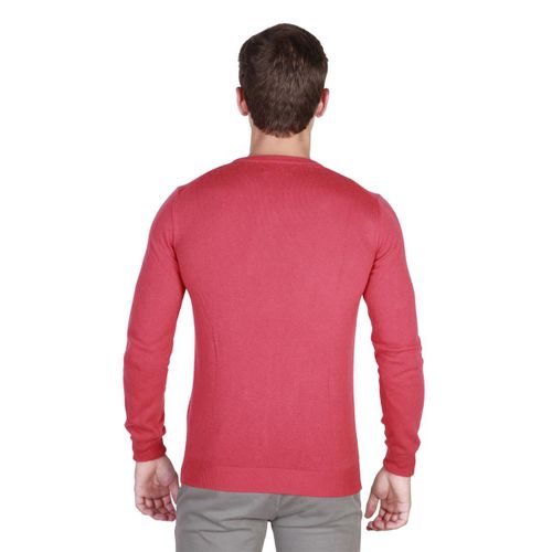 Trussardi sweter męski czerwony L na Arena.pl