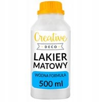 Lakier akrylowy bezbarwny matowy butelka 500ml