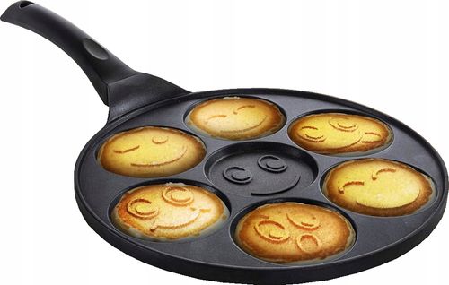 PATELNIA DO NALEŚNIKÓW PLACKÓW PANCAKES JAJEK HAMBURGERÓW ZE WZORAMI EMOJI na Arena.pl