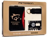 Portfel skórzany ZESTAW BOX PREZENT dla mężczyzny