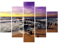 OBRAZ SUNSET PRZEMIJANIE MORZEM