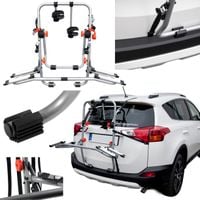 Bagażnik rowerowy na tylną klapę, platforma na 2 rowery AGURI Advans 2 Silver