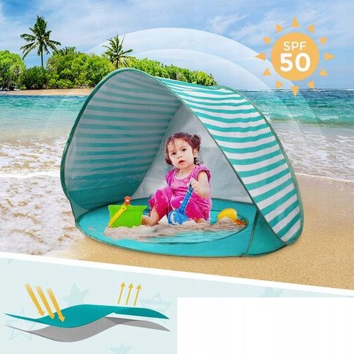 Namiot Plażowy Basen Parawan z Brodzikiem 120cm na Arena.pl