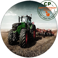 Opłatek na tort Traktor - Ciągnik