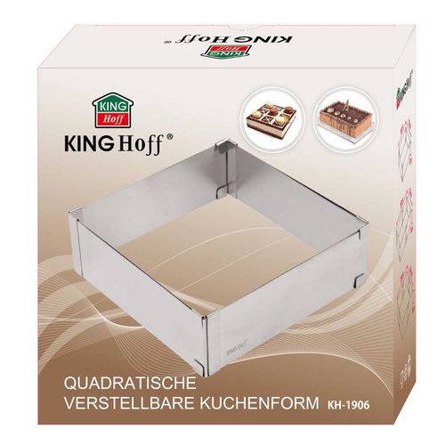 forma regulowana rant do ciast tortów kinghoff kh-1906 kwadratowa na Arena.pl
