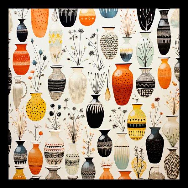 Plakat 20x20cm Symfonia Wazonów zdjęcie 2