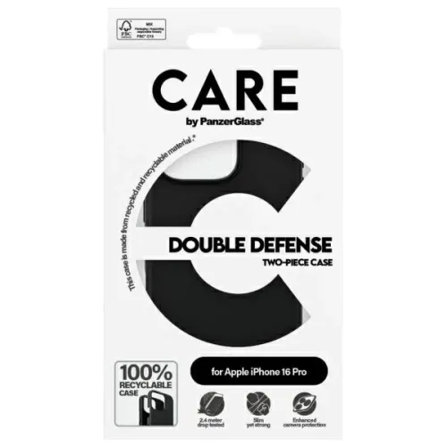 etui care by panzerglass feature double defense case na iphone 16 pro na Arena.pl