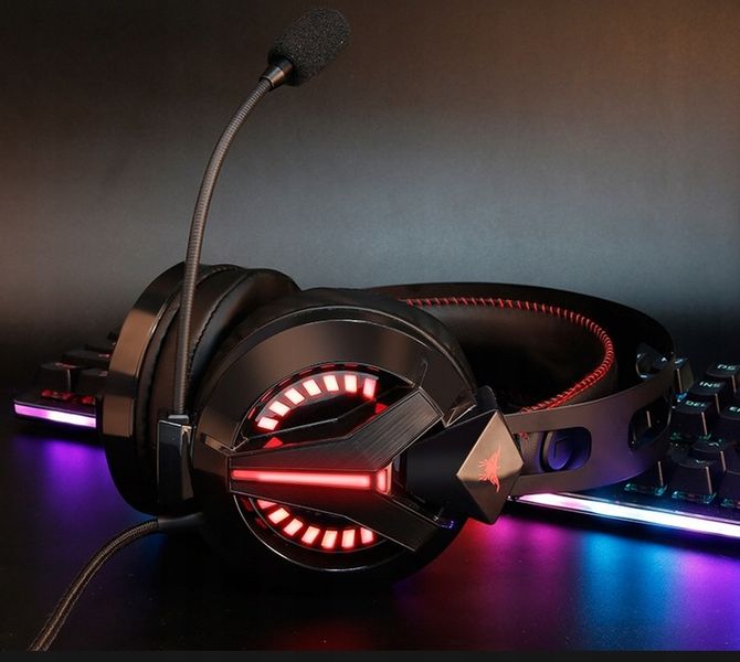 SŁUCHAWKI GAMINGOWE M180PRO do PC PS4 XBOX LED zdjęcie 11