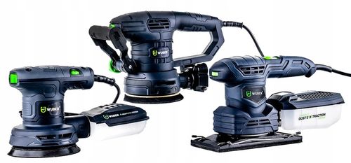 SZLIFIERKA MIMOŚRODOWA OSCYLACYJNA ELEKTRYCZNA WUBER Z REGULACJĄ 3w1 1300W na Arena.pl