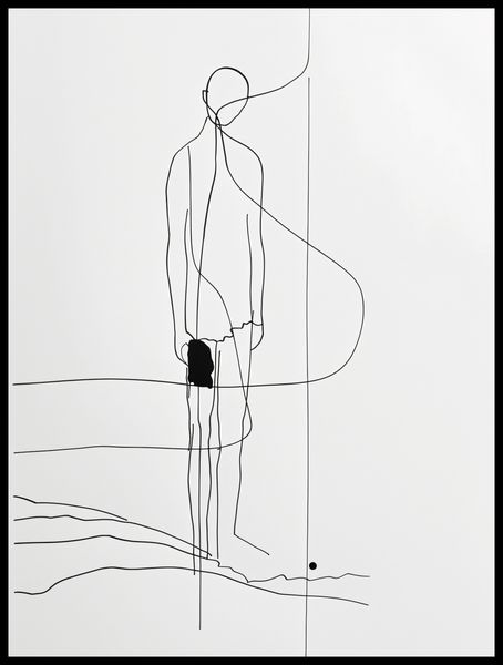 Plakat 60x80cm Samotna Wędrówka zdjęcie 2