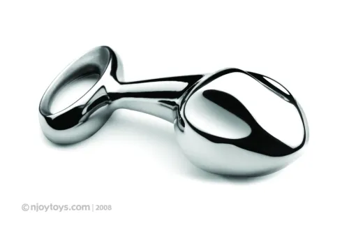 njoy pure plug 2.0 stalowy duży model z uchwytem 8,9 cm na Arena.pl