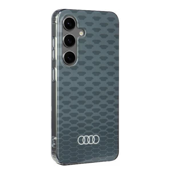 Audi IML Pattern MagSafe Case S24 S921 szary/gey hardcase zdjęcie 3