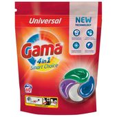 kapsułki do prania gama 4in1 smart choice uniwersalne 60szt