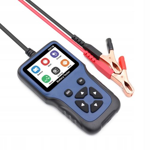 TESTER SKANER MIERNIK CYFROWY AKUMULATORÓW BATERII USB C 12V LCD 10 - 250AH na Arena.pl