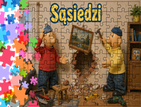 Puzzle tradycyjne - Sąsiedzi - Pat i Mat