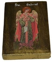Ikona Święty Gabriel Archanioł patron dyplomatów, posłańców, pocztowców