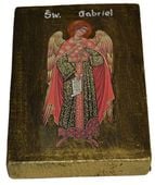 Ikona Święty Gabriel Archanioł patron dyplomatów, posłańców, pocztowców