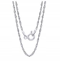 Srebrny Łańcuszek 925 Klasyczny Singapur Srebro